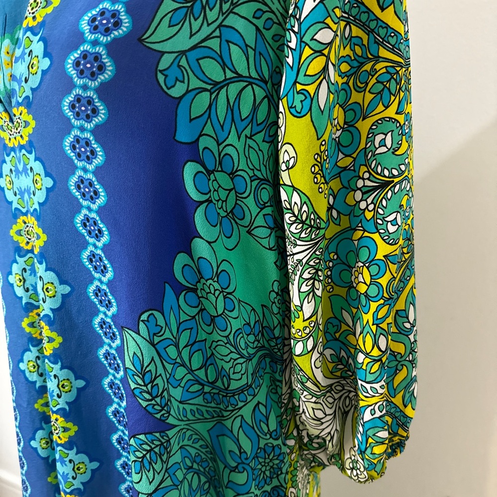 NWT Johnny Was Kahinu Dress S 💙 - Picture 10 of 14
